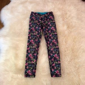 Ivivva Floral Print Leggings